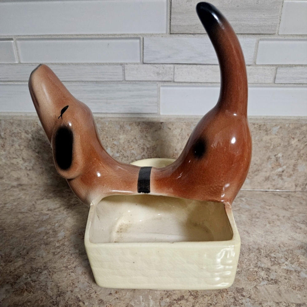 Vintage Dresser Valet Caddy Dachshund